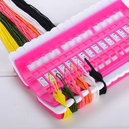 Sewing Floss Thread Organiser Holder, Cross Stitch Row Line Embroidery Floss Sewing Tool Accessories DIY,30 Positions