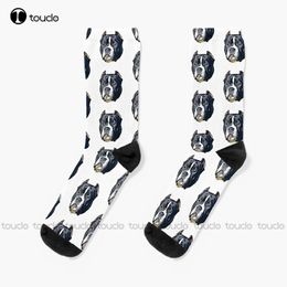 American Bully Dog Socks Athletic Socks Men 360° Digital Print Personalized Custom Unisex Adult Teen Youth Socks Custom Gift Art