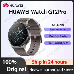 Watches Original Huawei Watch GT 2 Pro Smartwatch Heart Rate Tracker Sleep monitoring GPS Fitness tracker Kirin A1 smart watch men GT2