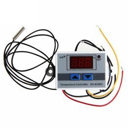 12V/ 24V/ 110V /220V W3001 Digital LED Temperature Controller 10A Thermostat Control Switch Probe XH-W3001