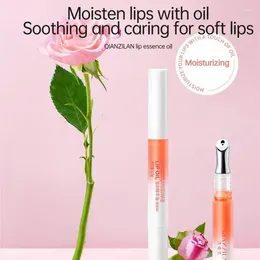 Lip Gloss Moisturizing E-ssence Oil Removes Dead Skin Fades Lines Peach Flavor Lasting Lipstick Hydrating Care Tool