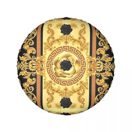 Renaissance Baroque Floral Spare Wheel Tyre Cover Case Bag Pouch for Jeep Hummer European Art Dust-Proof Vehicle Accessories