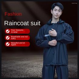 Raincoats Motorcycle Outdoor Split Raincoat And Rain Pants Men Women Moto Riding Equipment Takeaway Rider Full Body Suit