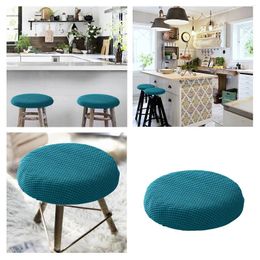 Pillow Sofa For Sagging Round Stool Chair Cover Home Dust Swivel Seat Support Couch S