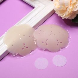 Breathing Holes Silicone Nipple Cover Reusable Women Breast Petals Lift Invisible Pasties Bra Padding Stickers Patch Boob Pads