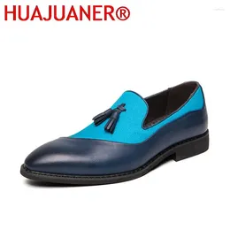 Casual Shoes Mens Formal Dress Loafers Fashion Club Men Leisure Antiskid Slip On Prom Evening Long Dresses Plus Size 38-48