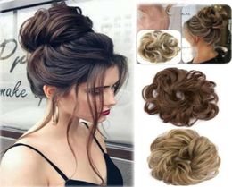 Hair Accessories Curly Messy Bun Piece Scrunchie Updo Cover Extensions Real As Human Wig Ring Get More7511111