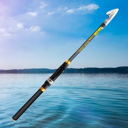 Fishing Pole Portable Mini Telescopic Fishing Pole Ultra-light Breaking-resistance Outdoor Accessories for Lakes Reservoirs