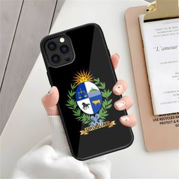 Uruguay Flag Phone Case PC+TPU Funda For Samsung Galaxy S20 S10 S21 S22 S30 Plus Ultra Note 10 Pro 20 Classic Cover