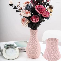 Vases Vase Home Living Room Decoration Plastic Modern Flower Pot For Decor Imitation Ceramic Nordic