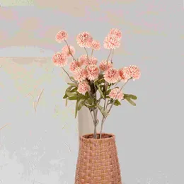 Decorative Flowers 4 Pcs Artificial Flower Decoration Bedroom Dandelion For Wedding Dandelions Ornament Plastic Elegant