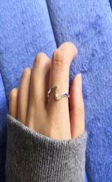 Ocean Wave Rings Simple Dainty 925 Sterling Silver Thin Wave Ring Summer Beach Sea Surfer Personality Jewellery for Women2603103