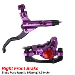 ZOOM MTB Road Bicycle Oil Disc Brake Calliper Hydraulic Calliperplate Front Rear Handle 800mm/1400mm Cycling Set