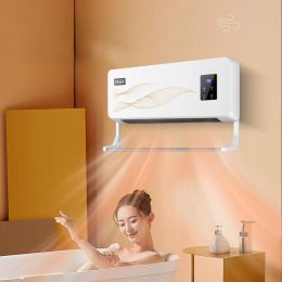 Heaters Multifunctional Wall Home Heaters Ceramic Heating Fan Heater Mobile Intelligent Remote Control Electric Warmer in Bathroom