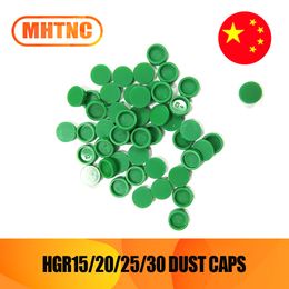 10/20/30/50 pcs green caps plastic plug dust cover For HGR15 HGR20 HGR25 HGR30 Linear Rail Guides CNC Parts