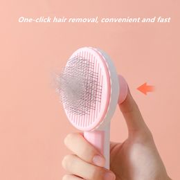 Pet Dog Cat Hair Brush Comb Grooming Care Cat Brush Comb Long Hair Clean Up Remove Dogs Cleaning Pets Beauty Accessories