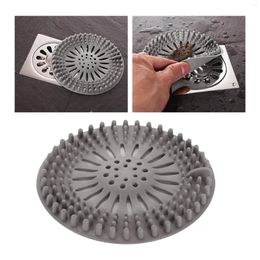 Bath Accessory Set 2x Shower Drain Kitchen Silicone Sink Plug Receiver Bathroom Accessories Tub Strainer Outlet Filter