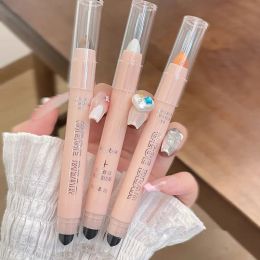 Matte Shimmer Eyeshadow Pencil Waterproof Long Lasting Glitter Diamond Eye Shadow Pen Highlighter Stick Silkworm Eye Makeup Tool