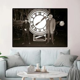 Back to the Future Poster Classic Movie Print Alternative Film Retro Photo Vintage Style Wall Art Canvas Painting Home Decor