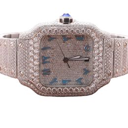 Luxury Looking Fully Watch Iced Out For Men woman Top craftsmanship Unique And Expensive Mosang diamond Watchs For Hip Hop Industrial luxurious 25490