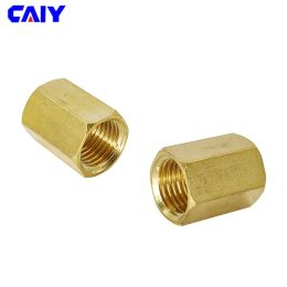Brass Copper Hose Pipe Fitting Hex Coupling Coupler Fast Connetor 1/8" 1/4" 3/8 "1/2" 3/4" BSP Water Fuel Gas Adapter