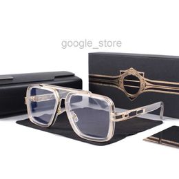 Vintage Sunglasses Square Womens Sun Fashion Designer Shades Luxury Golden Frame Uv400 Gradient Lxn-evo Dita Jzs0