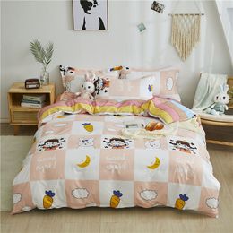 New Nordic Simple Bedding Set Adult Down Quilt Set Sheet Double Big Bed Cover Duvet Cover King Size Pillowcase Sofa Towel