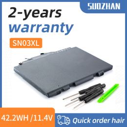 Batteries SUOZHAN SN03XL Laptop Battery For HP EliteBook 820 725 G3 G4 Series 800514001 800232241 HSTNNUB6T HSTNNDB6V 11.4V 44WH