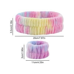 Spa Wrist Washband Microfiber Absorbent Wrist Wash Towel For Washing Face Wristband Wrist Sweatband For Women Sports Accessories