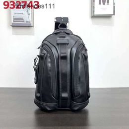 Chest Multifunctional Bag Large Capacity Casual 932743 TUMMII Mens Designer Travel Business Backpack Back Pack Mens Leather 2HUI