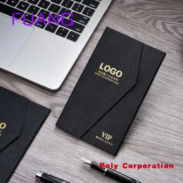 Cards Custom Custom Logo printed creative trifold gift paper box for credit card packaging