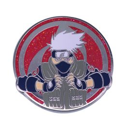 Naruto Hatake Kakashi brooch cool glitter anime fans gift016752325