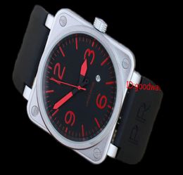 2017 New Style Men039s Automatic Mechanical Limited Edition Watch Bell Aviation Men Sport Dive Watches Black Case BR0192 Black7257833