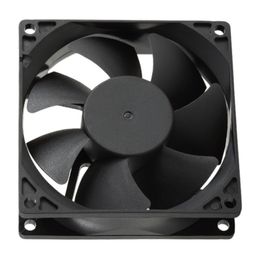 3Pin 8cm Cooling Fan PC Computer Case DC 12V Molex 4PIN Mute 8025 With 80*80*25mm