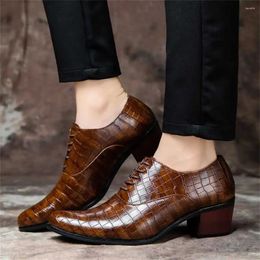 Dress Shoes High-heel Married Black For Men Heels Men's Lace Basketball Sneakers Sport Cuddly Fashion-man