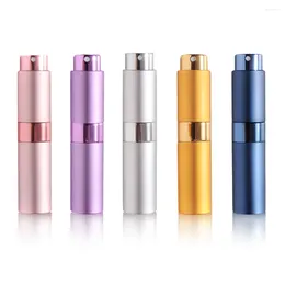 Storage Bottles 8ML Mini Perfume Refill Bottle Candy Color Refillable Lightweight Gifts For Women Men