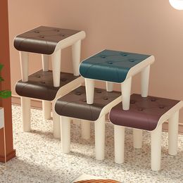 Household Adult Low Stool Small Bench Living Room Children's Plastic Small Stool Bathroom Bath Ottomans Living Room Furniture