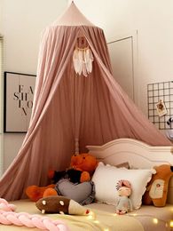 Mosquito Net Baby Crib Curtain Hanging Tent Home Decoration Living Room Bedroom Corner Bed Decor Girl Princess 240407