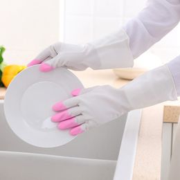 Kitchen Rubber Cleaning Gloves Household Thickening PU Waterproof Dishwashing Latex Gloves for Laundry Gardening Dropshipping