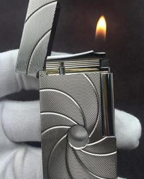 2022 new ST lighter bright sound gift with adapter luxury men accessories gold silver pattern for boyfriend gift 11702761310