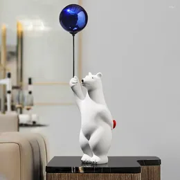 Bowls Nordic Creative Balloon Bear Ornaments Large Floor Living Room Entrance Wine Cabinet Sofa Desktop Home Soft Decorations