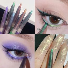 Diamond Eyeliner Gel Pencil Green Purple Aurora Glitter Eye Shadow Lying Silkworm Pen Waterproof Beauty Cosmetics Women Makeup