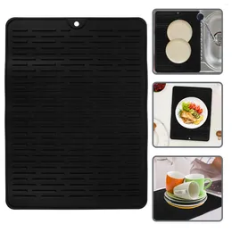 Table Mats Silicone Draining Mat Dish Drying Cup Bowls Rack For Kitchen Worktop Chaffing Dishes