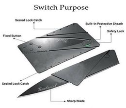 Lot Portable Credit Card Knives Folding Wallet Thin Pocket Survival Micro Knife8073546