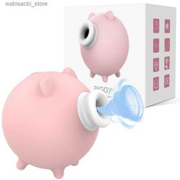 Other Health Beauty Items Cute Pig Octopus Shape Breast Clit Massage Vibrator Nipple Clitoris Sucker Female Masturbator y Toys for Women Adult Products L49