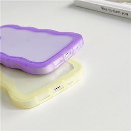 Curly Wave Non-Slip Phone Case For Xiaomi Mi 9 SE 10 11 Lite 13 12 12X 12T 13T Poco F5 F4 F3 F2 X3 Pro Lens Protect Clear Cover