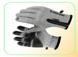 Winter Cycling Bicycle Gloves Windproof Thermal Warm Fleece Gloves Men Women Motorcycle Snow Skiing Sport Bike Glove6125953