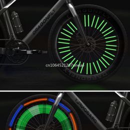Bike Spokes Reflective Strips Bike Spokes Reflective Strips Line Lights Warning Tape Bike Accessories Bike Reflective Wheels