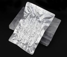 100PCS Open Top Aluminum Foil Vacuum Food Storage Bags Meat Ground Coffee Sugar Powder Snack Heat Sealing Packaging Pouches