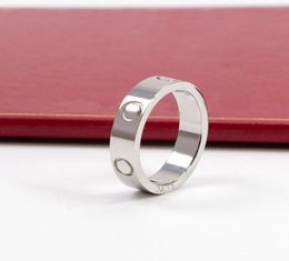 New love screw designer design titanium ring classic jewelry men and women couple rings modern style band 5mm5316405